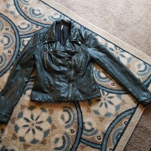 Beautiful free people vegan leather jacket